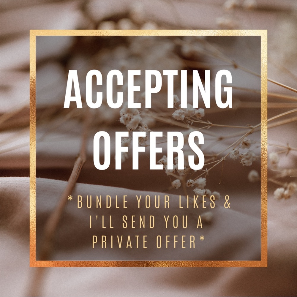 Send me an offer or we can negotiate! For bundles, I will send a private offer!